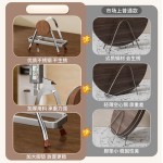 中古风台面不锈钢菜板架锅盖架砧板架案板架沥水架厨房多层置物架