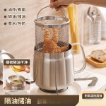 304不锈钢滤油壶厨房家用过滤壶多用壶分离油渣带滤网储油壶加厚