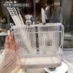 北欧筷子筒收纳盒家用壁挂式筷子勺子置物架台面筷笼厨房沥水筷篓