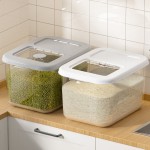 食品级米桶家用2025新款防虫防潮密封五谷杂粮收纳盒面粉盒储粮桶