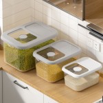 食品级米桶家用2025新款防虫防潮密封五谷杂粮收纳盒面粉盒储粮桶
