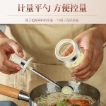 玻璃调料罐盐罐味精瓶厨房调味罐勺盖一体调料盒套装组合家用罐子