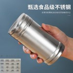 不锈钢多用旋转调味瓶烧烤调料罐无磁胡椒罐厨房用具调味盒牙签筒