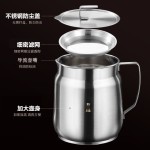 油壶加厚不锈钢油壶不挂油家用厨房倒油瓶调味瓶罐装油带滤网
