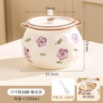 猪油罐家用陶瓷耐高温食品级荤油罐大容量厨房辣椒油专用调味料瓶