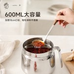 316不锈钢辣椒油专用罐厨房耐高温油泼辣子罐调料罐调味瓶罐带勺