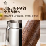 316不锈钢辣椒油专用罐厨房耐高温油泼辣子罐调料罐调味瓶罐带勺