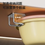 脸盆架不锈钢悬空收纳架多功能置物架锅盖案板悬挂架免打孔收纳架