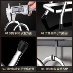 304不锈钢菜板架锅盖托架收纳刀板放置架放锅盖家用切菜板砧板架