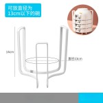 厨房碗碟置物架可调节伸缩厨柜内锅具收纳架可放台面碗碟架锅盖架