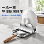 304不锈钢锅盖架锅铲架托台式菜板架厨房汤勺架多功能厨具置物架