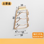 太空铝免打孔锅盖架壁挂放菜板砧板案板收纳架锅盖带接水盘置物架