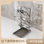 304不锈钢锅盖架厨房置物架刀架菜板架收纳架新款锅盖收纳架台面
