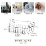 专辑展示架亚克力桌面分格cd碟片黑胶唱片磁带影碟光盘储存收纳盒