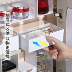 浴室镜柜收纳盒卫生间柜内分格抽屉整理盒洗漱台化妆品口红置物架