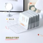眼影盘收纳盒子粉饼分隔格亚克力透明桌面彩妆腮红化妆品置物架子