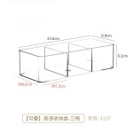 眼影盘收纳盒子粉饼分隔格亚克力透明桌面彩妆腮红化妆品置物架子