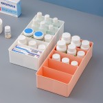 抽屉分隔盒输液收纳盒桌面分格收纳筐医院6s管理分类盒药品收纳筐