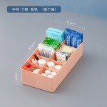 抽屉分隔盒输液收纳盒桌面分格收纳筐医院6s管理分类盒药品收纳筐