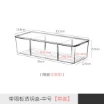 药品分隔收纳盒医院输液针管药物分类装分多格透明桌面家用医药箱
