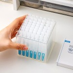 次抛精华收纳盒亚克力透明分格化妆品口红香水安瓶小样整理置物架