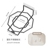 卫生间家用浴室柜下壁挂式脸盆置物架免打孔洗脸盆收纳架子批发