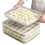 饺子盒大容量特大号多层厨房家用水饺盒冰箱冷冻保鲜收纳盒馄饨盒