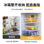保鲜盒透明塑料盒子长方形密封盒冰箱食品收纳储物盒带盖大号商用