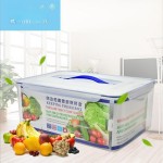 大容量五谷杂粮干货厨房冻柜冰箱泡菜烧烤食物塑料手提密封保鲜盒