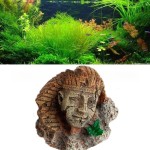 厂家工艺品 鱼缸造景装饰 水族箱复活岛人像埃及法老王爬虫箱摆件