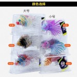 鱼缸造景装饰品夜光仿真狮子鱼景观水族仿真荧光水母硅胶仿真鱼