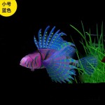 鱼缸造景装饰品夜光仿真狮子鱼景观水族仿真荧光水母硅胶仿真鱼