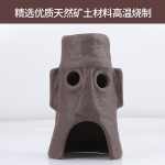 工厂直供 鱼缸造景水族箱装饰紫砂鱼虾异形躲避屋罐繁殖陶罐摆件