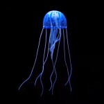 出口仿真水母鱼缸装饰品发光水母水族箱造景摆件人造水母多色可选