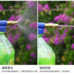 双头铜杆往复式可乐瓶饮料瓶气压手动推拉喷雾枪浇花喷肥消毒喷雾