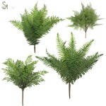 仿真蕨草大号把束蕨类肾蕨叶文竹仿真绿植铁线蕨类植物装饰造景
