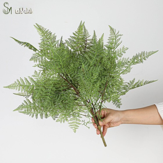 仿真蕨草大号把束蕨类肾蕨叶文竹仿真绿植铁线蕨类植物装饰造景