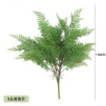 仿真蕨草大号把束蕨类肾蕨叶文竹仿真绿植铁线蕨类植物装饰造景