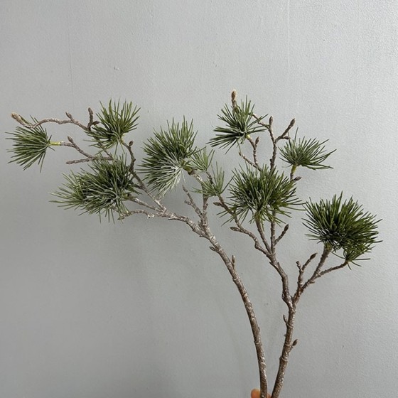 单支大松针 造景配材 仿真松树枝装饰植物松针家居装饰中式花艺