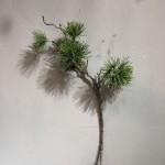 单支大松针 造景配材 仿真松树枝装饰植物松针家居装饰中式花艺