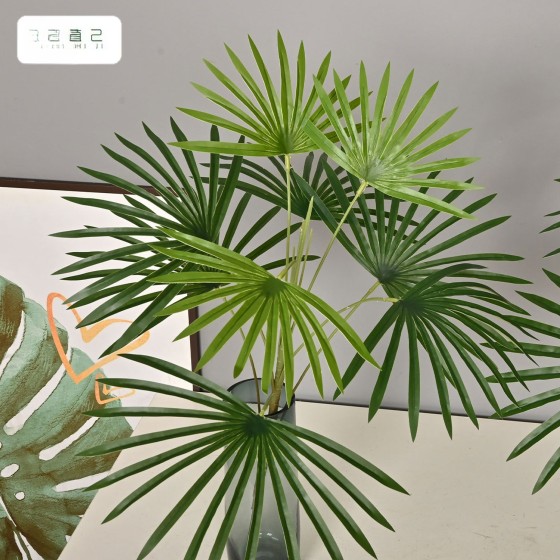 仿真植物金山棕竹榈树扇葵蒲葵树室内客绿植造景装饰落地摆件假树