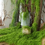 仿真苔藓草皮绿植造景人造假青苔草坪微景观盆栽装饰铺面白发藓