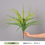 仿真蕨类植物插花造景装饰小绿植家居橱窗装饰把束蕨叶软胶波斯草
