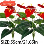 代发仿真花红掌仿真假花绿植花艺手感火鹤家居装饰年宵花造景高级
