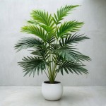 跨境热卖散尾葵仿真植物假绿植室内外造景装饰盆景客厅摆件落地