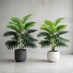 跨境热卖散尾葵仿真植物假绿植室内外造景装饰盆景客厅摆件落地