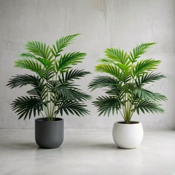 跨境热卖散尾葵仿真植物假绿植室内外造景装饰盆景客厅摆件落地