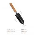 新品发黑木柄园艺工具五件套庭院种花松土铲耙不锈钢材质组合套装