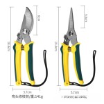 不锈钢树枝剪修枝剪园艺剪刀果园花艺专用摘果剪园林工具剪批发