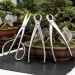 全钢8寸盆景专用套装园林钳剪树枝绿植叶芽剪球节钳斜口钳 砂光款